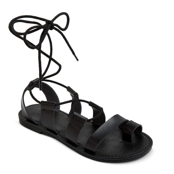 black gladiator sandals target